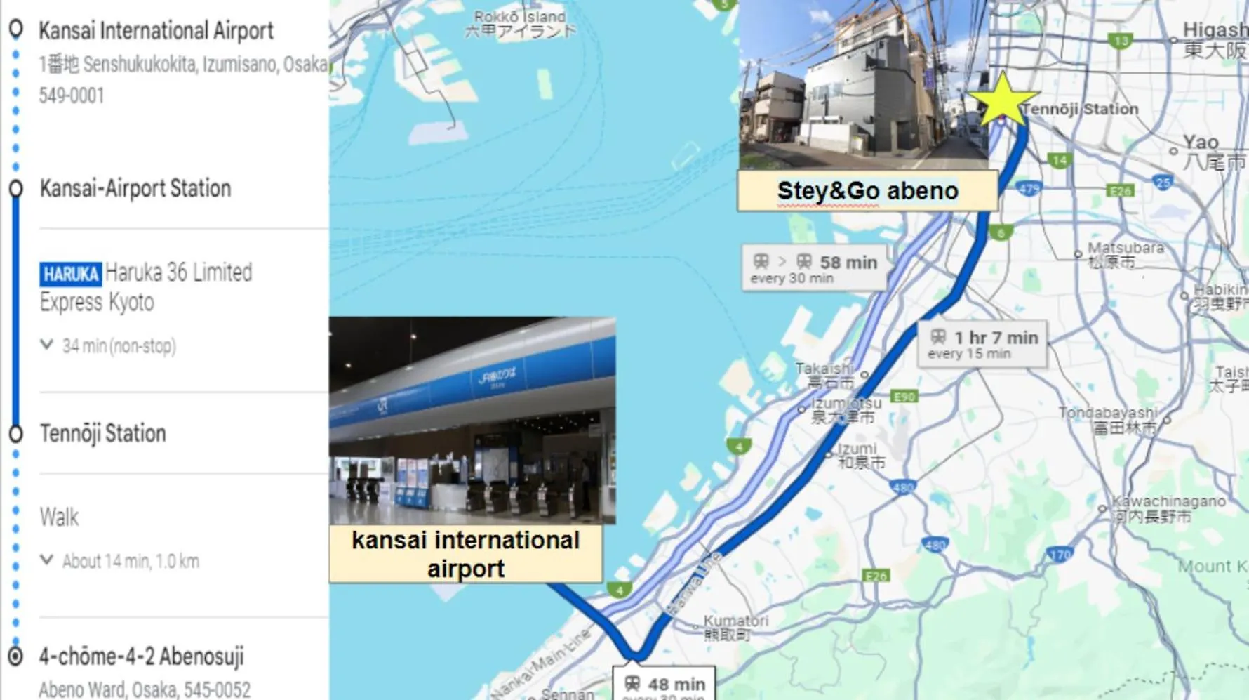 Apartmán Stay&Go阿倍野1号室 Ósaka